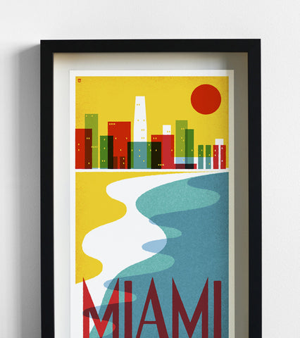 Miami Travel Print