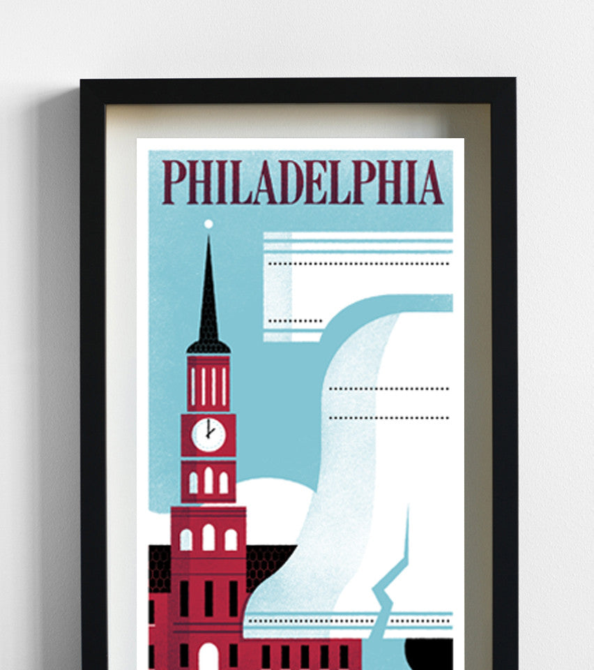 Philadelphia Travel Print